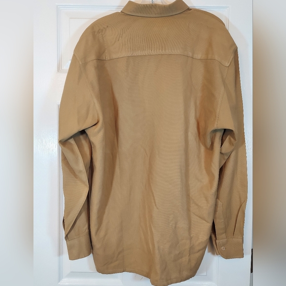 Andro One by appointment to her majesty the queen button down brown shirt 45 XL - Picture 3 of 6